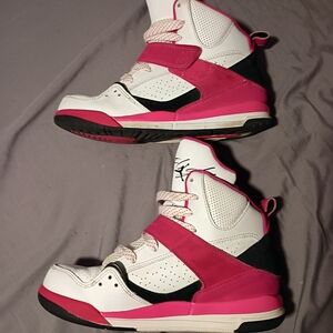Jordan Kids Sneakers - White, Pink, Black